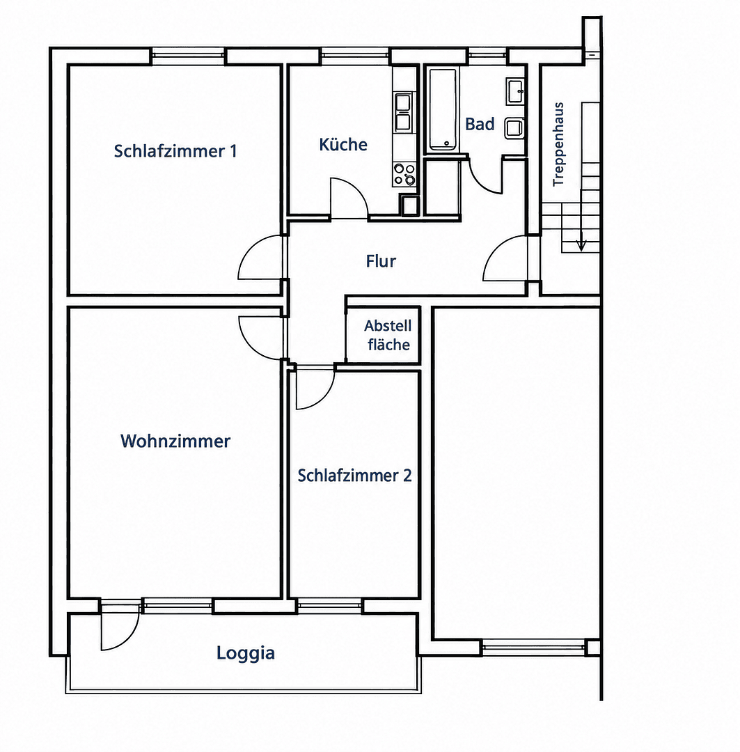 Prodej bytu 3+1 73 m², Straubing, Bavorsko Prodej bytu 3+1 73 m², Straubing, Bavorsko