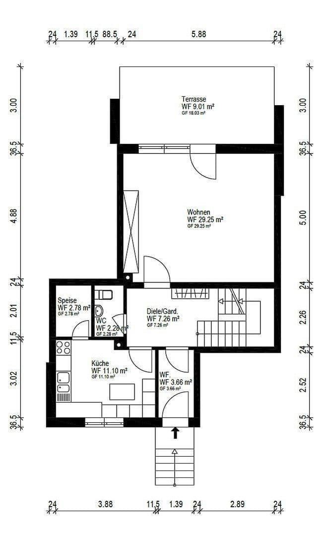 Prodej domu 154 m², pozemek 290 m², Neuendettelsau, Bavorsko Prodej domu 154 m², pozemek 290 m², Neuendettelsau, Bavorsko