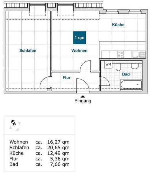 Pronájem bytu 2+1 60 m², Berliner Straße 23, Dresden, Sasko Pronájem bytu 2+1 60 m², Berliner Straße 23, Dresden, Sasko