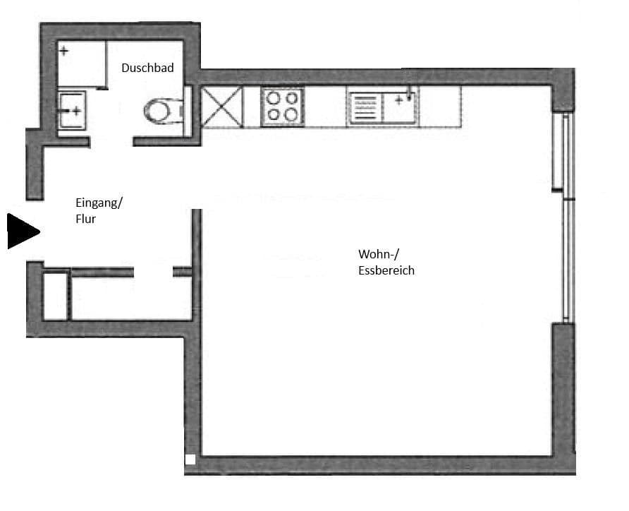 Pronájem bytu 1+1 34 m², Ziegeleiweg 25, Neustadt in Holstein, Šlesvicko-Holštýnsko Pronájem bytu 1+1 34 m², Ziegeleiweg 25, Neustadt in Holstein, Šlesvicko-Holštýnsko