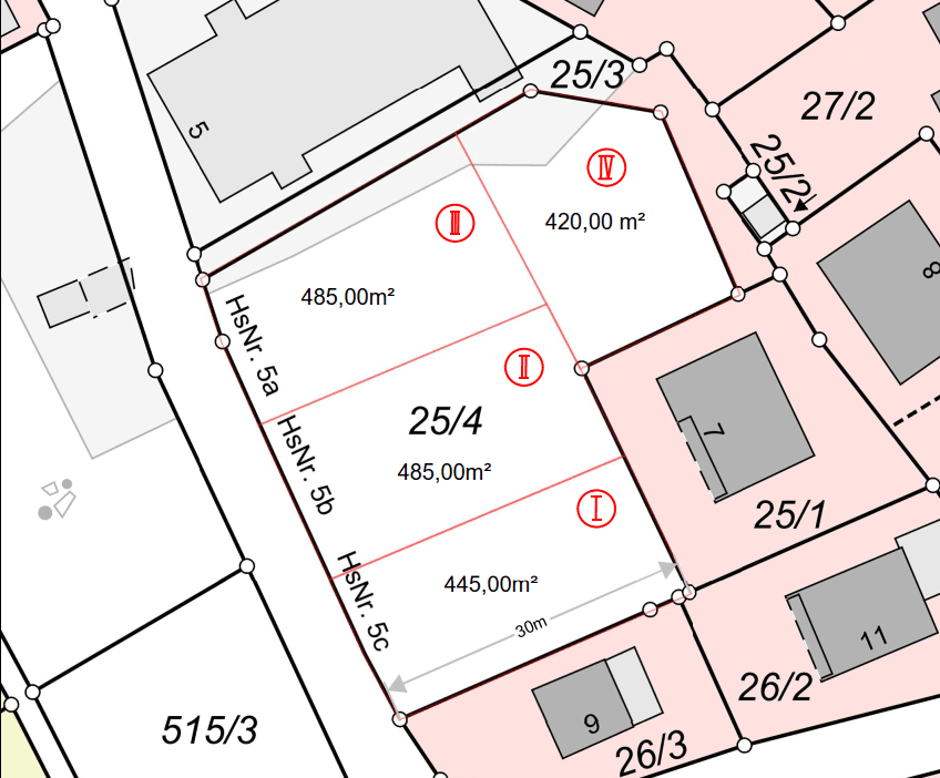 Prodej pozemku 458 m², Alpenblickstraße 5, Oberhausen, Bavorsko Prodej pozemku 458 m², Alpenblickstraße 5, Oberhausen, Bavorsko