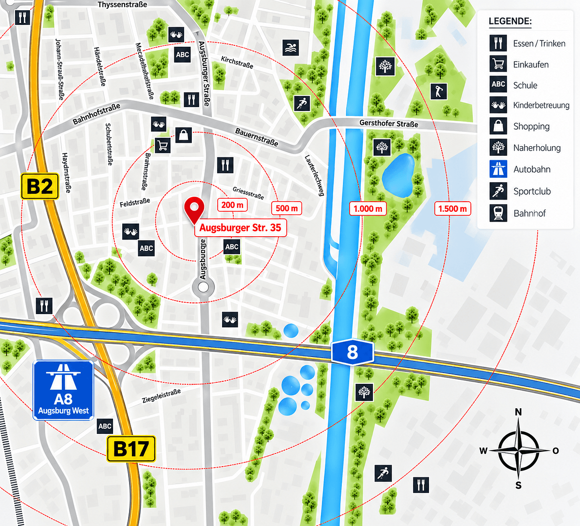Prodej bytu 3+1 131 m², Augsburger Straße 35, Gersthofen, Bavorsko Prodej bytu 3+1 131 m², Augsburger Straße 35, Gersthofen, Bavorsko