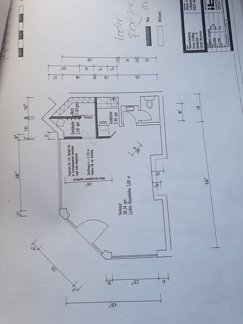 Prodej nebytového prostoru 43 m², Am Bürgerhaus 9, Bensheim, Hessen Prodej nebytového prostoru 43 m², Am Bürgerhaus 9, Bensheim, Hessen
