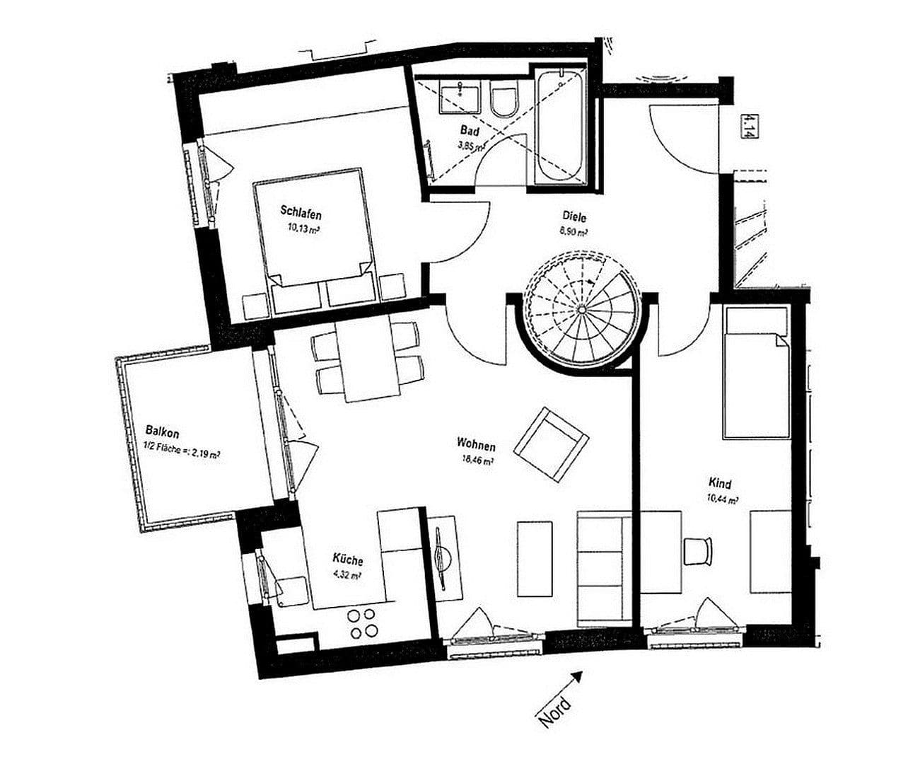Pronájem bytu 3+1 72 m², Mathilde-Berghofer-Weichner-Straße 20, München, Bavorsko Pronájem bytu 3+1 72 m², Mathilde-Berghofer-Weichner-Straße 20, München, Bavorsko