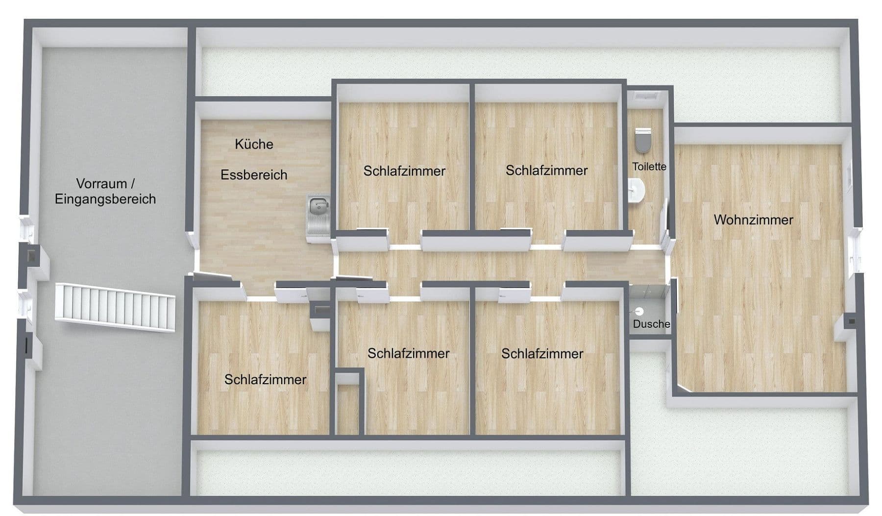 Pronájem bytu 6+1 101 m², Eckeseyer Str. 169, Hagen, Severní Porýní-Vestfálsko Pronájem bytu 6+1 101 m², Eckeseyer Str. 169, Hagen, Severní Porýní-Vestfálsko