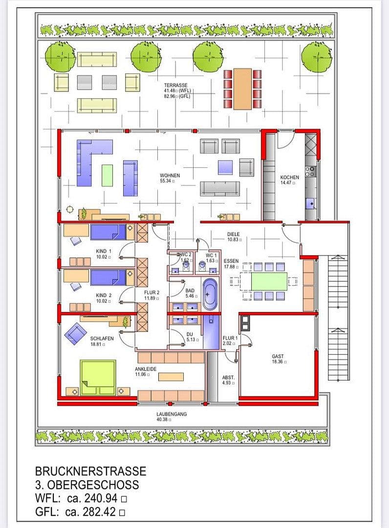 Prodej bytu 5+1 240 m², Offenburg, Bádensko-Württembersko Prodej bytu 5+1 240 m², Offenburg, Bádensko-Württembersko