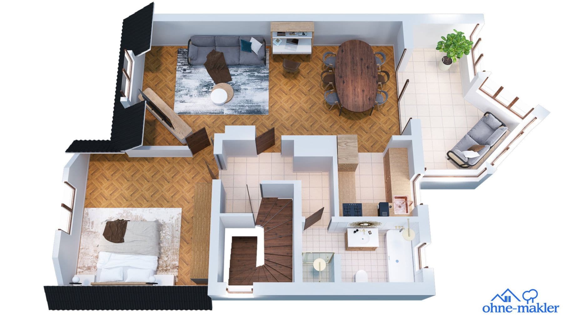 Prodej domu 283 m², pozemek 423 m², Ludwigstr. 20, Mühltal, Hessen Prodej domu 283 m², pozemek 423 m², Ludwigstr. 20, Mühltal, Hessen
