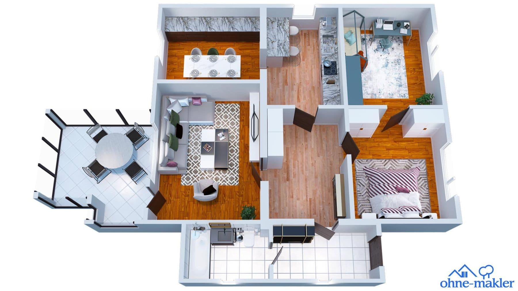Prodej domu 104 m², pozemek 1.001 m², Mümmelmannsberg 38, Hamburg, Hamburg Prodej domu 104 m², pozemek 1.001 m², Mümmelmannsberg 38, Hamburg, Hamburg