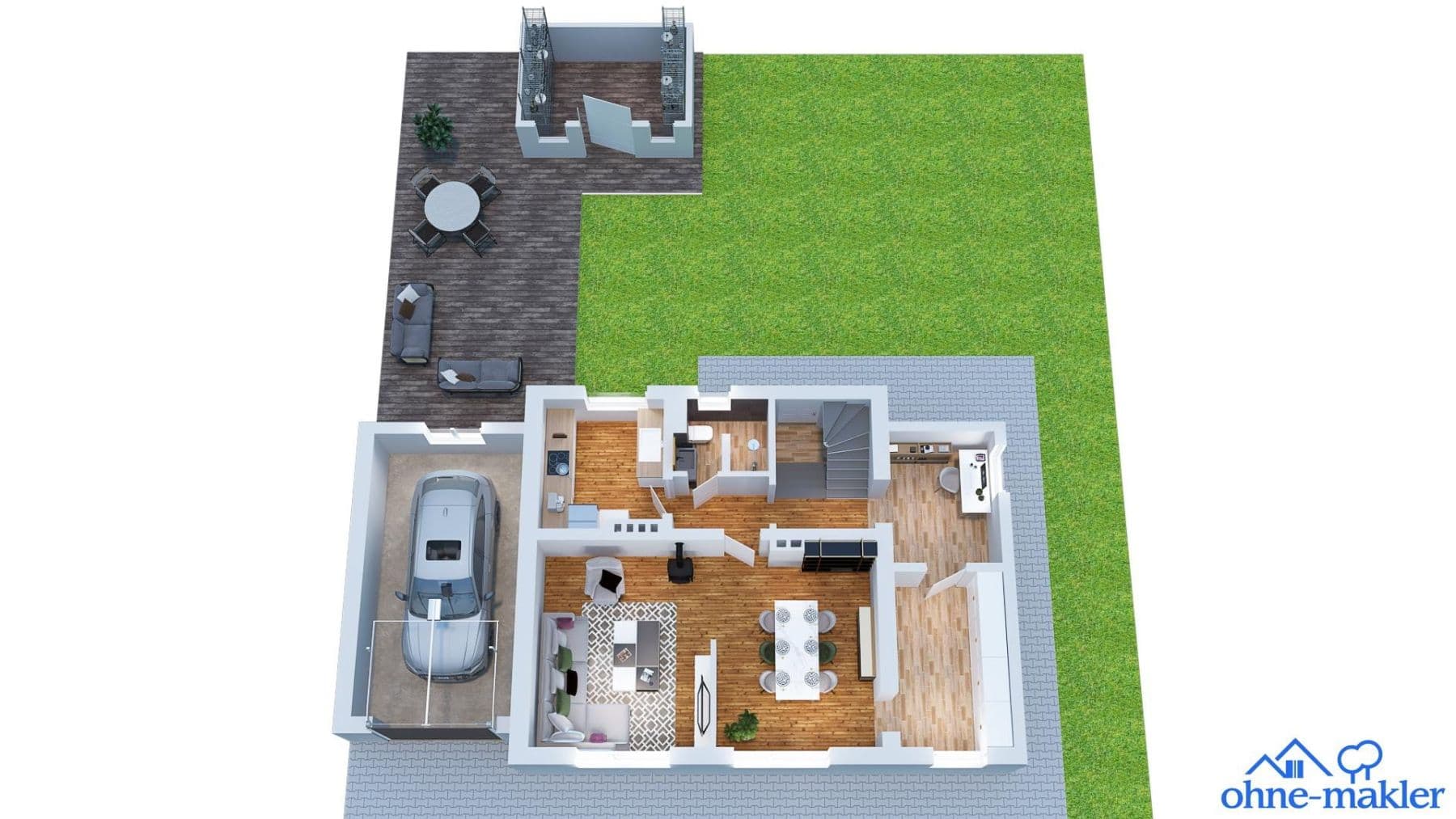 Prodej domu 131 m², pozemek 470 m², Am Plumpengraben 5A, Berlin, Berlín Prodej domu 131 m², pozemek 470 m², Am Plumpengraben 5A, Berlin, Berlín