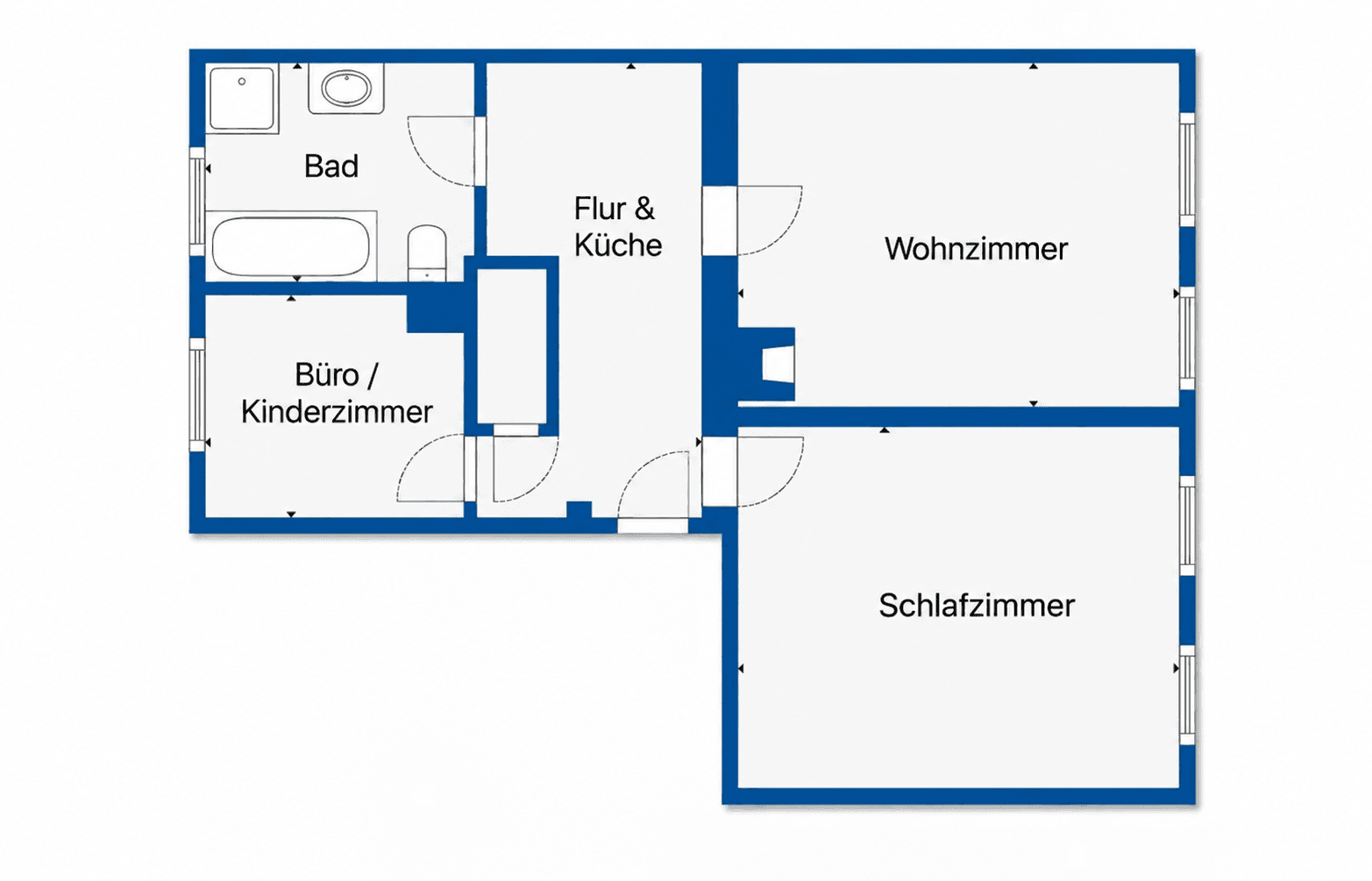 Pronájem bytu 3+1 69 m², Berlin, Berlín Pronájem bytu 3+1 69 m², Berlin, Berlín