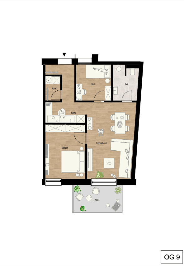 Pronájem bytu 3+1 65 m², Bahnhofstarße 52, Mörlenbach, Hessen Pronájem bytu 3+1 65 m², Bahnhofstarße 52, Mörlenbach, Hessen