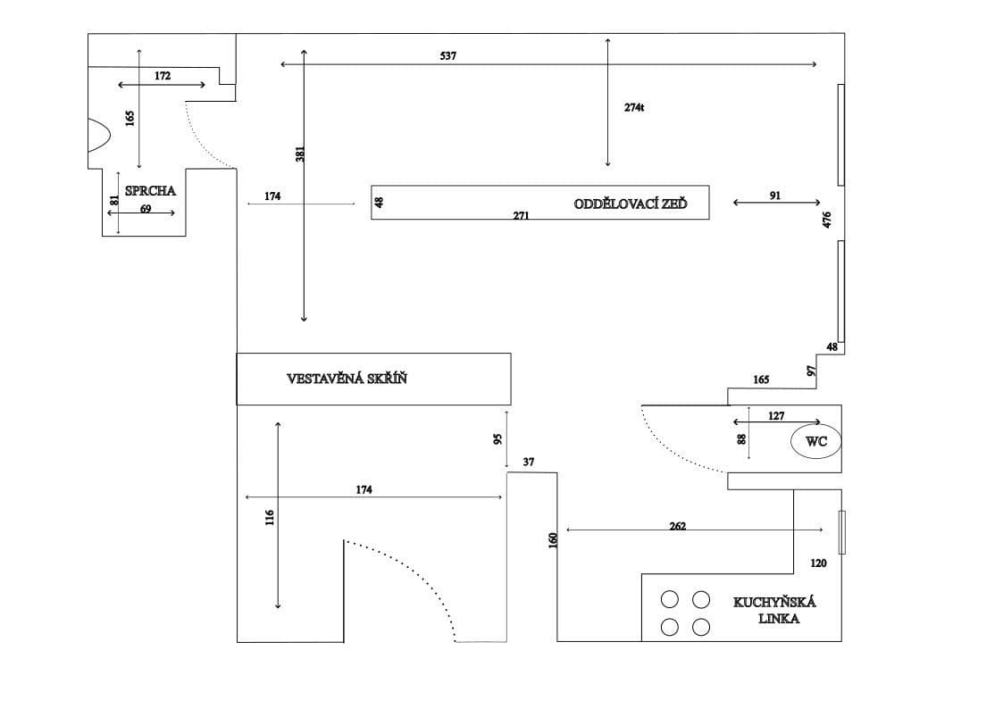 Pronájem bytu 1+1 40 m², V Horkách, Praha, Praha Pronájem bytu 1+1 40 m², V Horkách, Praha, Praha