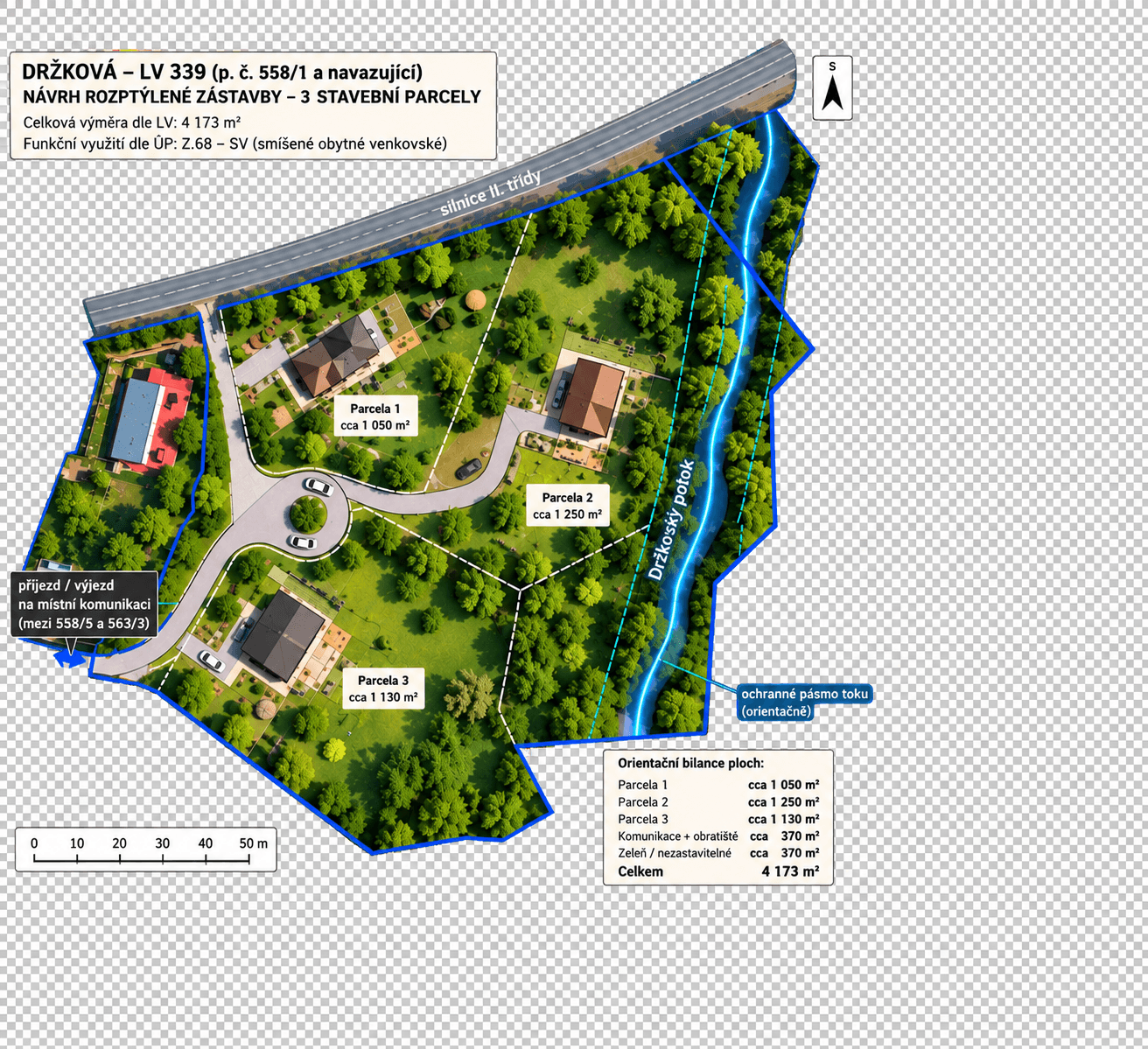 Prodej pozemku 4.173 m², Držková, Zlínský kraj Prodej pozemku 4.173 m², Držková, Zlínský kraj