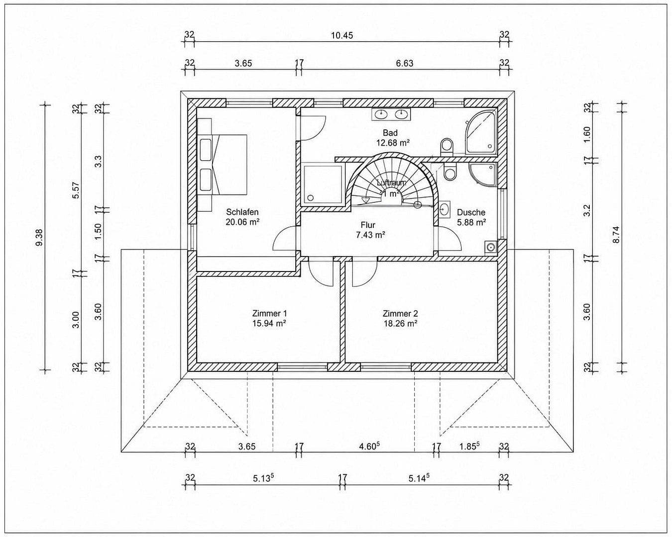 Prodej domu 160 m², pozemek 736 m², Lohfelden, Hessen Prodej domu 160 m², pozemek 736 m², Lohfelden, Hessen