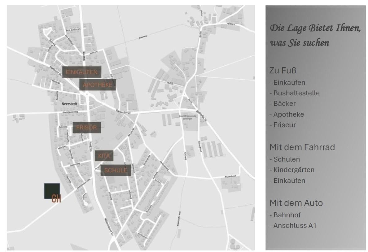 Pronájem domu 130 m², pozemek 165 m², Dötlingen, Dolní Sasko Pronájem domu 130 m², pozemek 165 m², Dötlingen, Dolní Sasko