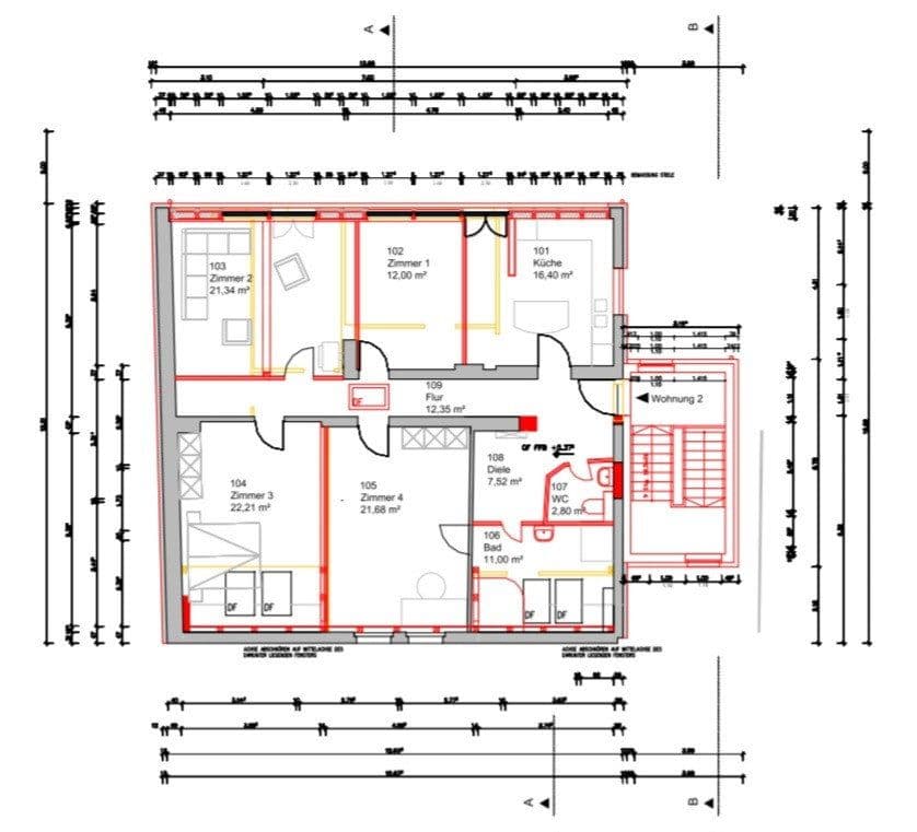 Pronájem bytu 4+1 126 m², Berlin, Berlín Pronájem bytu 4+1 126 m², Berlin, Berlín