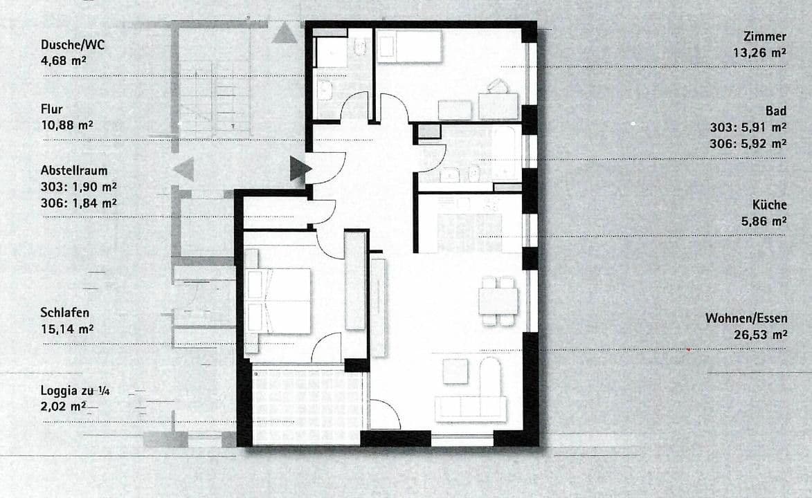 Prodej bytu 3+1 55 m², Friedrichshafen, Bádensko-Württembersko Prodej bytu 3+1 55 m², Friedrichshafen, Bádensko-Württembersko