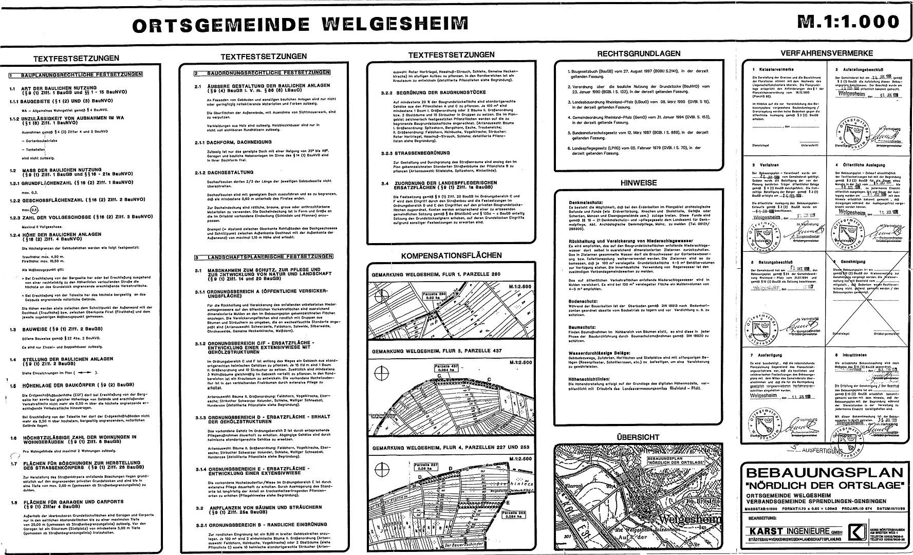 Prodej pozemku 550 m², Schlimmsweide 31, Welgesheim, Porýní-Falc Prodej pozemku 550 m², Schlimmsweide 31, Welgesheim, Porýní-Falc