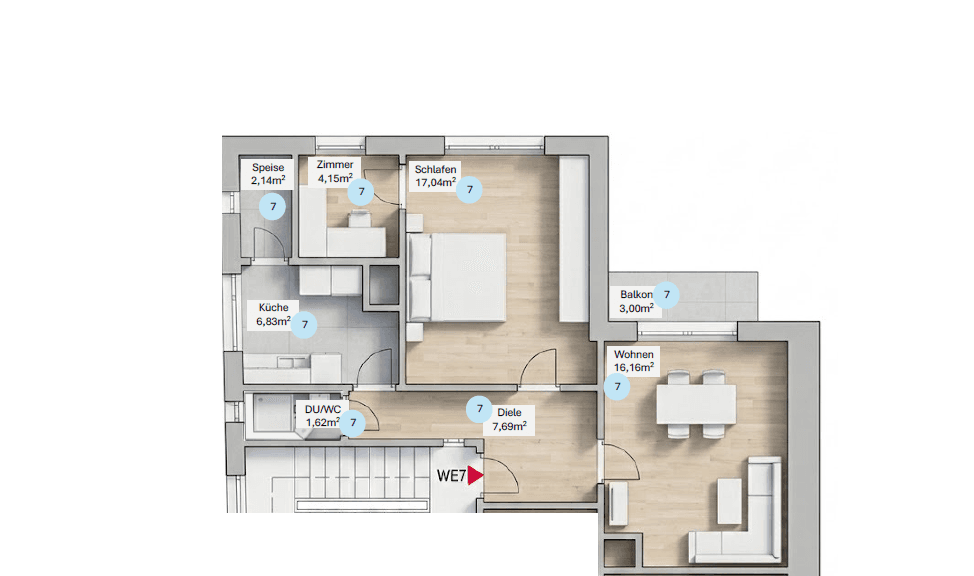 Prodej bytu 2+kk 58 m², Liststrasse 72, Stuttgart, Bádensko-Württembersko Prodej bytu 2+kk 58 m², Liststrasse 72, Stuttgart, Bádensko-Württembersko