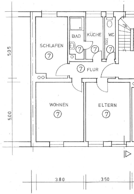 Pronájem bytu 3+1 66 m², Affentorplatz XX, Frankfurt am Main, Hessen Pronájem bytu 3+1 66 m², Affentorplatz XX, Frankfurt am Main, Hessen