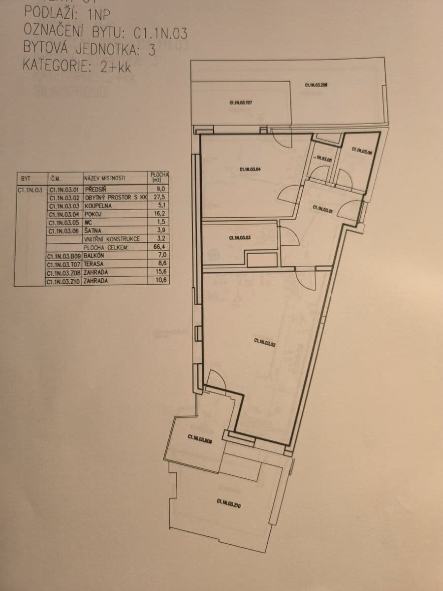 Prodej bytu 2+kk 66 m², Olgy Havlové, Praha, Praha Prodej bytu 2+kk 66 m², Olgy Havlové, Praha, Praha