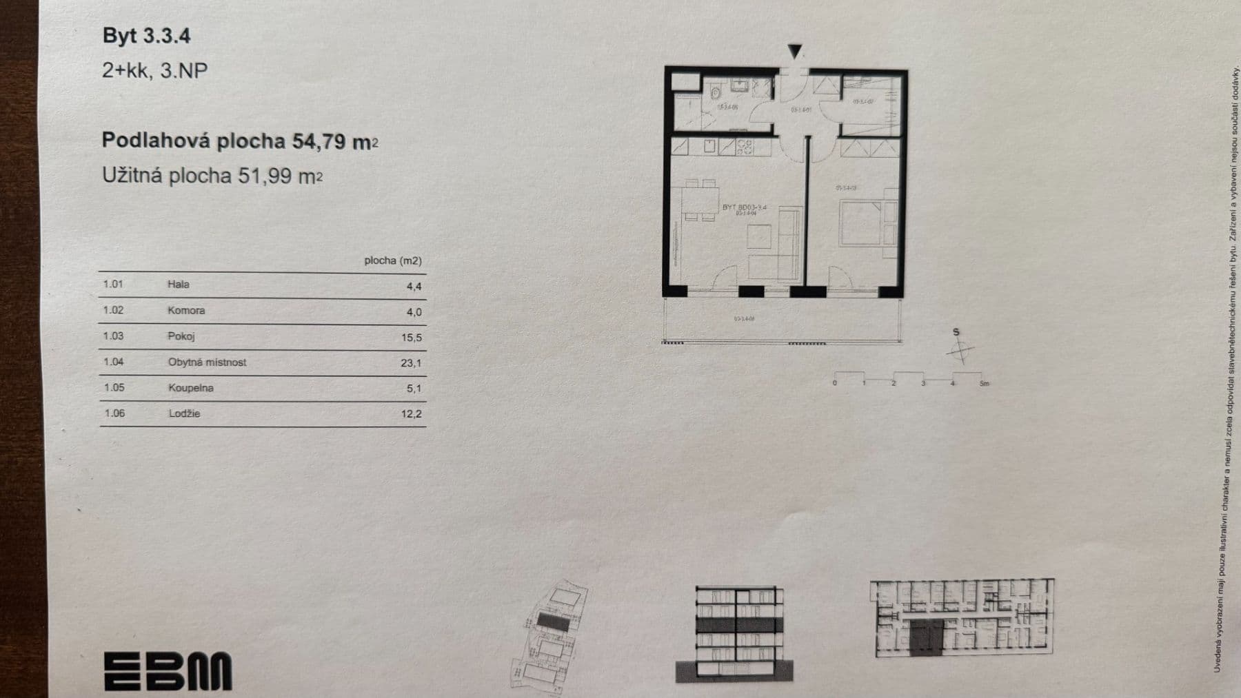 Pronájem bytu 2+kk 55 m², U Engerthu, Kladno, Středočeský kraj Pronájem bytu 2+kk 55 m², U Engerthu, Kladno, Středočeský kraj