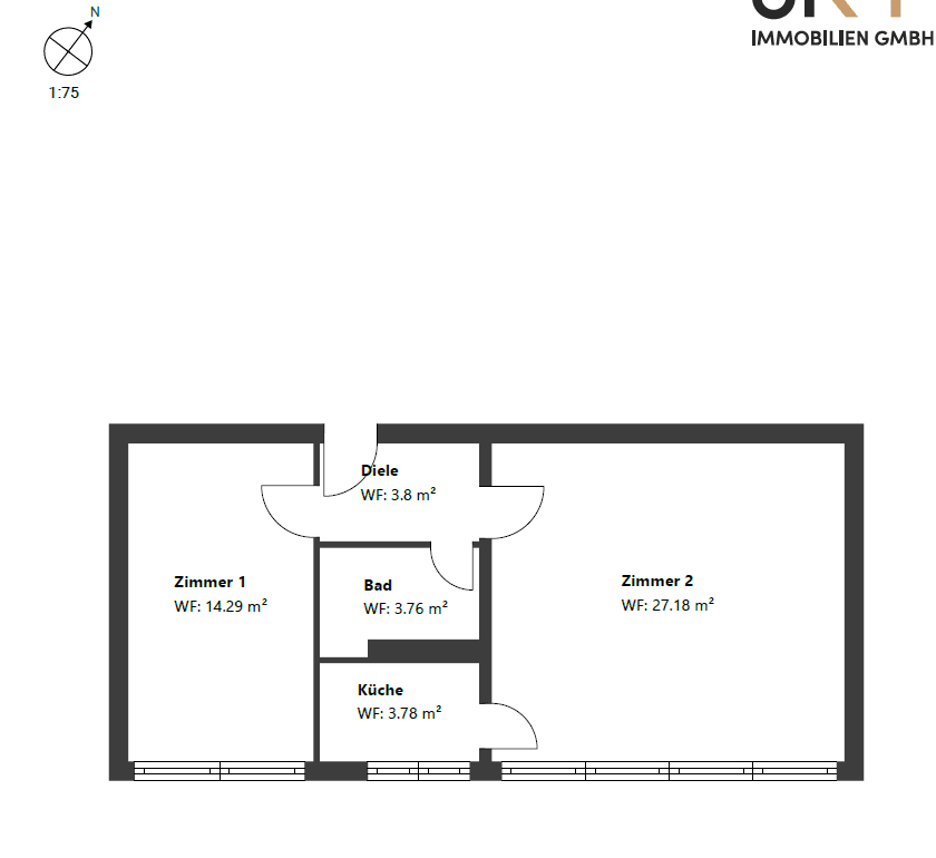 Prodej bytu 2+1 54 m², Unterschleißheim, Bavorsko Prodej bytu 2+1 54 m², Unterschleißheim, Bavorsko