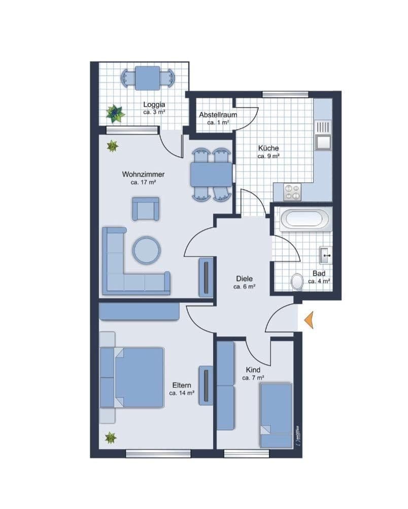 Prodej bytu 3+1 62 m², Elisabethstraße 5, Paderborn, Severní Porýní-Vestfálsko Prodej bytu 3+1 62 m², Elisabethstraße 5, Paderborn, Severní Porýní-Vestfálsko