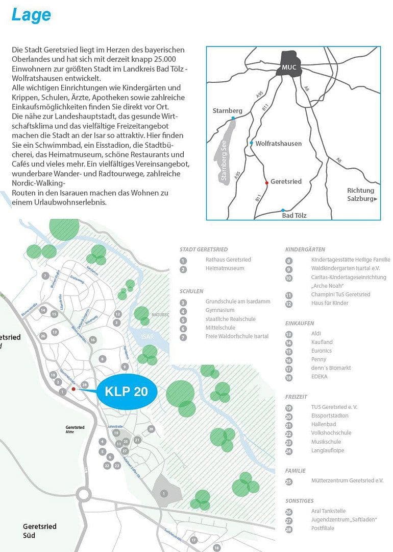 Pronájem bytu 3+1 107 m², Karl-Lederer-Platz 20, Geretsried, Bavorsko Pronájem bytu 3+1 107 m², Karl-Lederer-Platz 20, Geretsried, Bavorsko