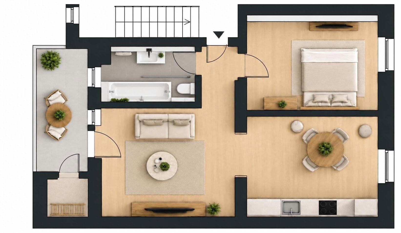 Prodej bytu 2+1 54 m², Krottstraße 60, Würselen, Severní Porýní-Vestfálsko Prodej bytu 2+1 54 m², Krottstraße 60, Würselen, Severní Porýní-Vestfálsko