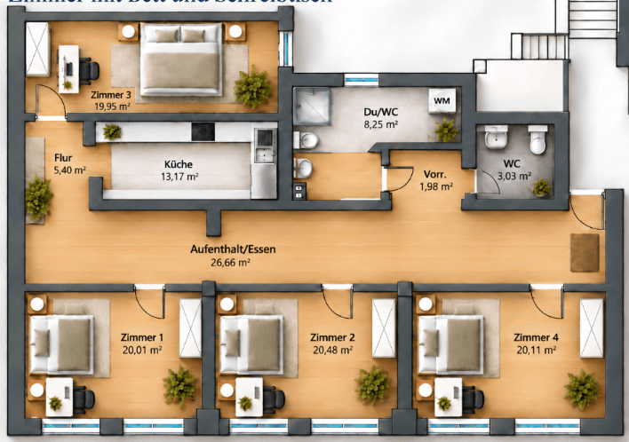 Prodej bytu 4+1 140 m², Ritterstr 24, Karlsruhe, Bádensko-Württembersko Prodej bytu 4+1 140 m², Ritterstr 24, Karlsruhe, Bádensko-Württembersko