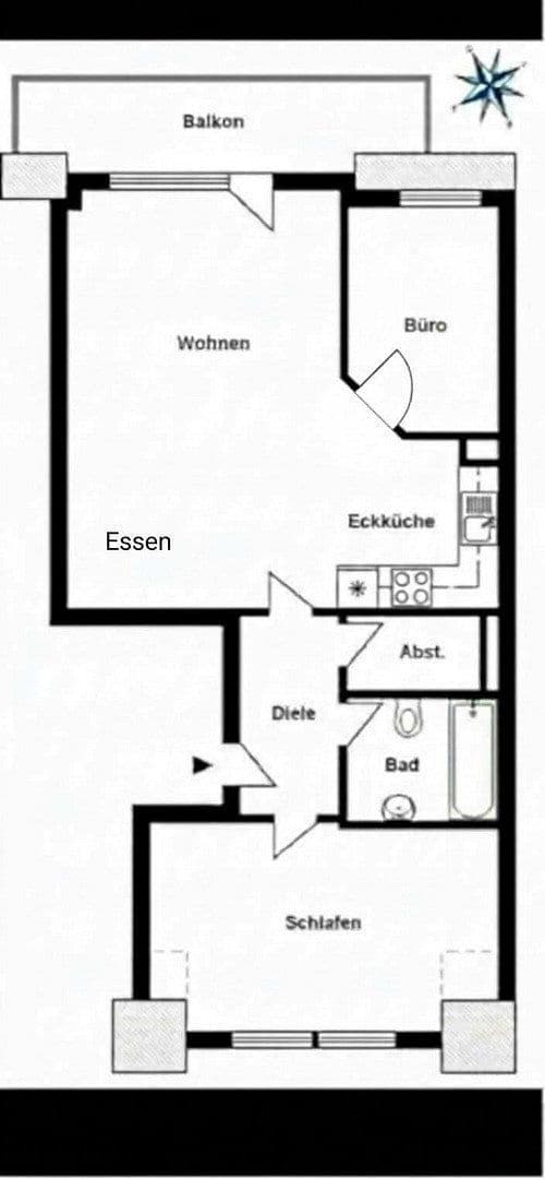 Prodej bytu 2+kk 74 m², Ferdinandstraße 14, Düsseldorf, Severní Porýní-Vestfálsko Prodej bytu 2+kk 74 m², Ferdinandstraße 14, Düsseldorf, Severní Porýní-Vestfálsko