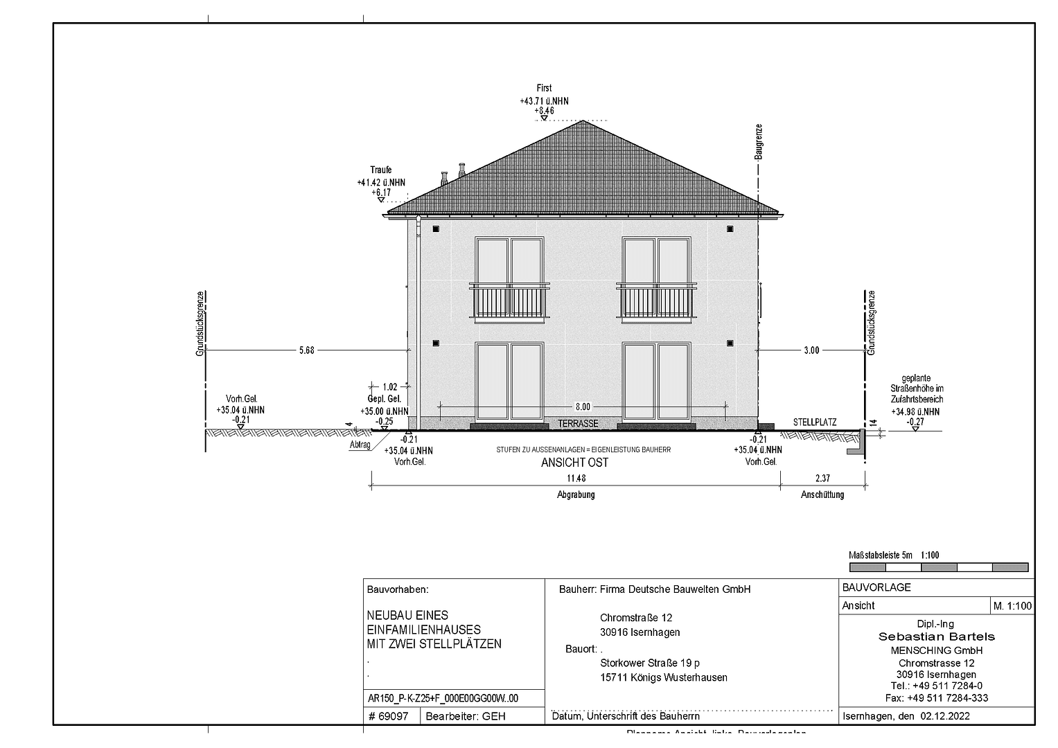 Prodej domu 148 m², pozemek 400 m², Storkower Straße 19 P, Königs Wusterhausen, Braniborsko Prodej domu 148 m², pozemek 400 m², Storkower Straße 19 P, Königs Wusterhausen, Braniborsko
