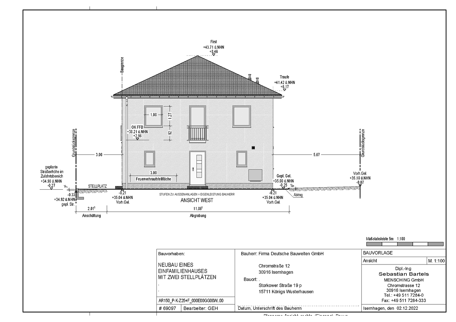 Prodej domu 148 m², pozemek 400 m², Storkower Straße 19 P, Königs Wusterhausen, Braniborsko Prodej domu 148 m², pozemek 400 m², Storkower Straße 19 P, Königs Wusterhausen, Braniborsko