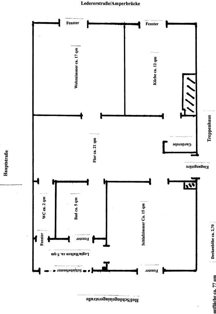 Pronájem bytu 2+1 77 m², Fürstenfeldbruck, Bavorsko Pronájem bytu 2+1 77 m², Fürstenfeldbruck, Bavorsko
