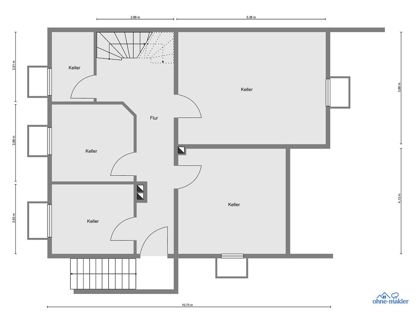 Pronájem domu 132 m², pozemek 600 m², Breslauer Str. 10, Scheden, Dolní Sasko Pronájem domu 132 m², pozemek 600 m², Breslauer Str. 10, Scheden, Dolní Sasko