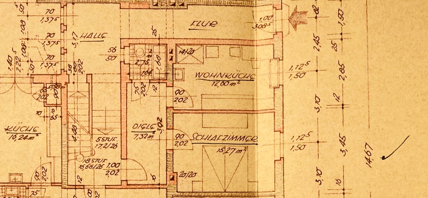 Pronájem bytu 2+1 41 m², Friederikastraße, Bochum, Severní Porýní-Vestfálsko Pronájem bytu 2+1 41 m², Friederikastraße, Bochum, Severní Porýní-Vestfálsko