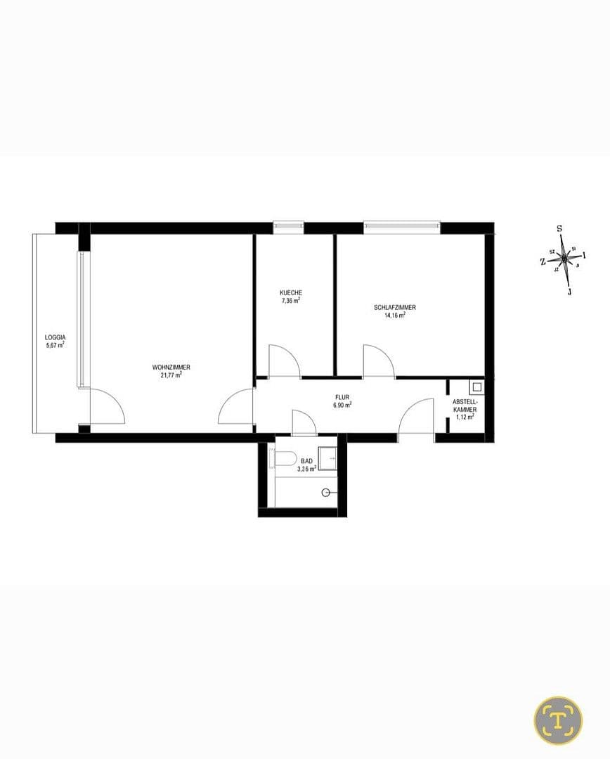Prodej bytu 2+1 58 m², München, Bavorsko Prodej bytu 2+1 58 m², München, Bavorsko