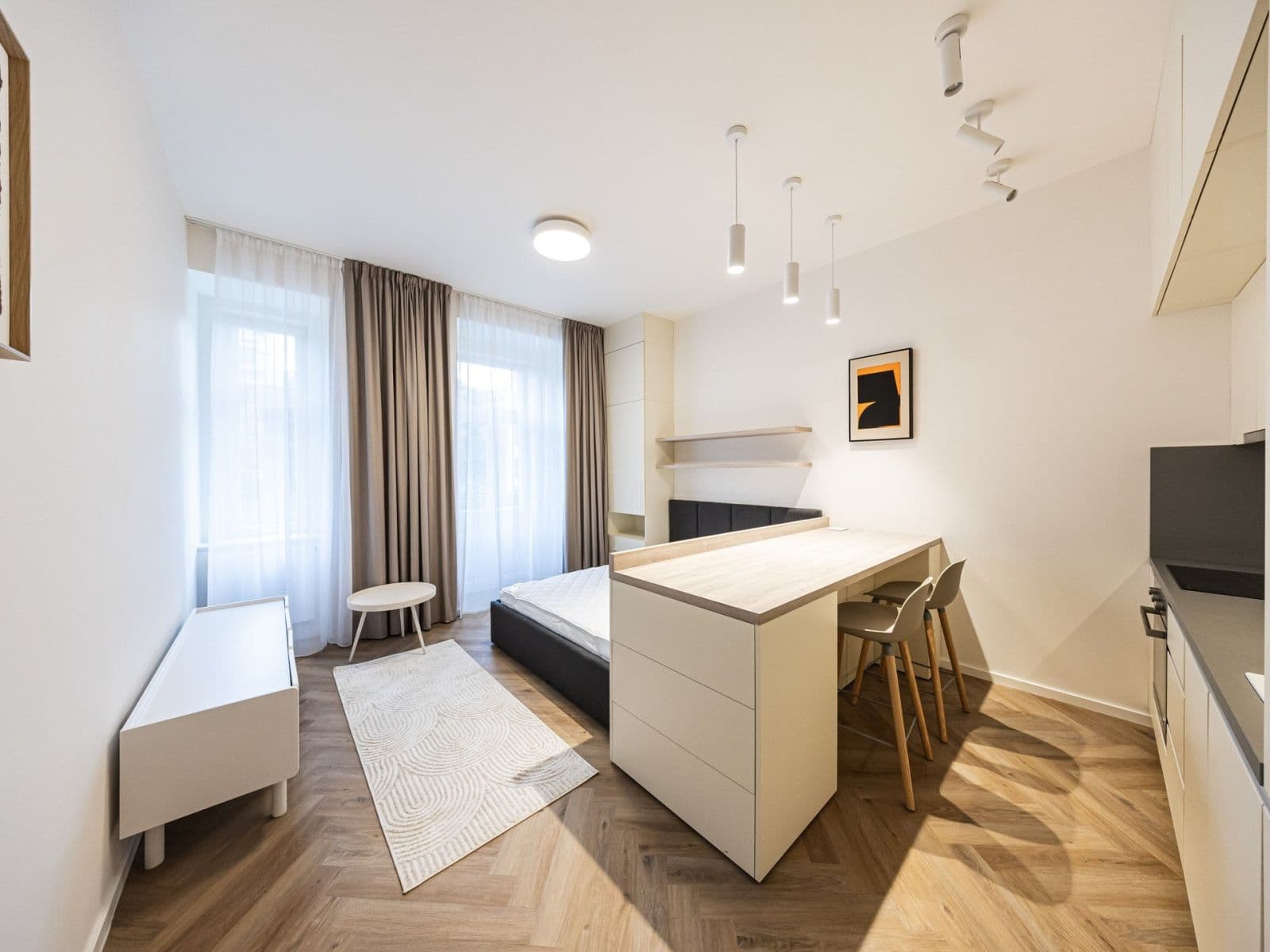 Pronájem bytu 1+kk 28 m², Sázavská, Praha, Praha Pronájem bytu 1+kk 28 m², Sázavská, Praha, Praha