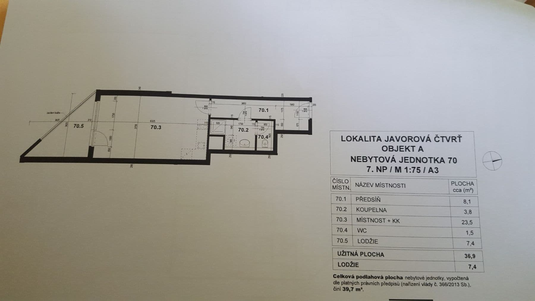 Pronájem bytu 1+kk 37 m², Hornoměcholupská, Praha, Praha Pronájem bytu 1+kk 37 m², Hornoměcholupská, Praha, Praha