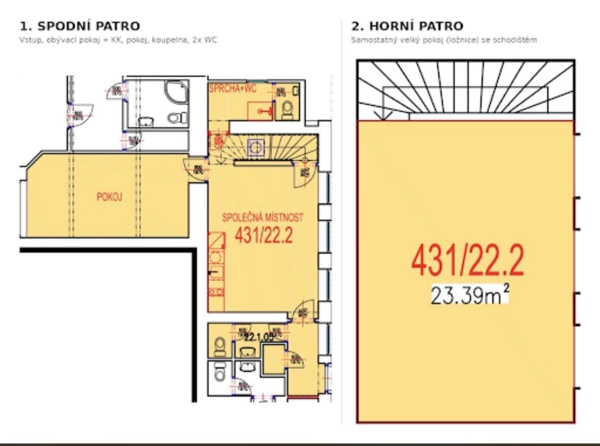Pronájem bytu 3+kk 83 m², Máchova, Praha, Praha Pronájem bytu 3+kk 83 m², Máchova, Praha, Praha