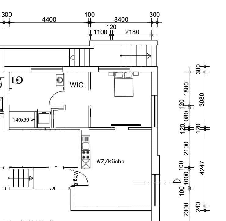 Pronájem bytu 2+1 41 m², In der Au 35, Frankfurt am Main, Hessen Pronájem bytu 2+1 41 m², In der Au 35, Frankfurt am Main, Hessen