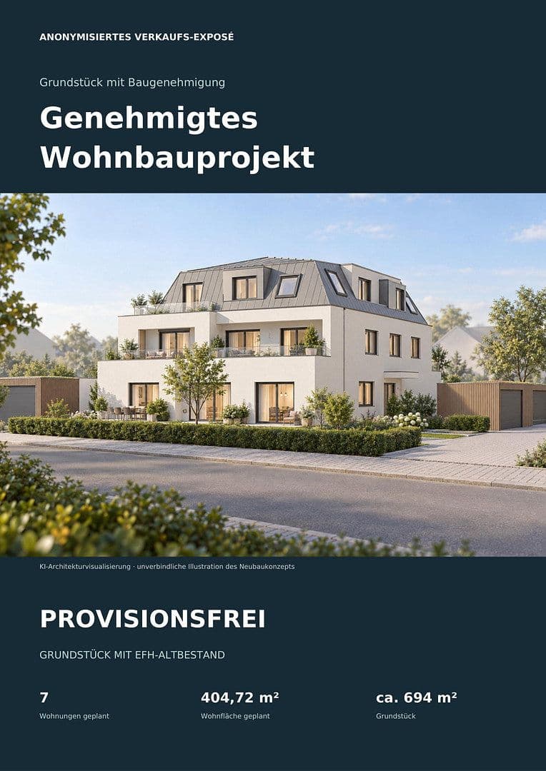 Prodej pozemku 695 m², Dachau, Bavorsko Prodej pozemku 695 m², Dachau, Bavorsko