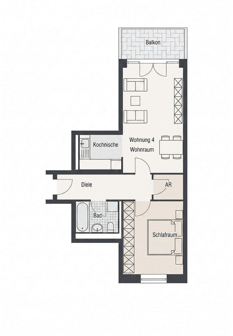 Prodej bytu 2+1 58 m², Voltastraße 2, Berlin, Berlín Prodej bytu 2+1 58 m², Voltastraße 2, Berlin, Berlín