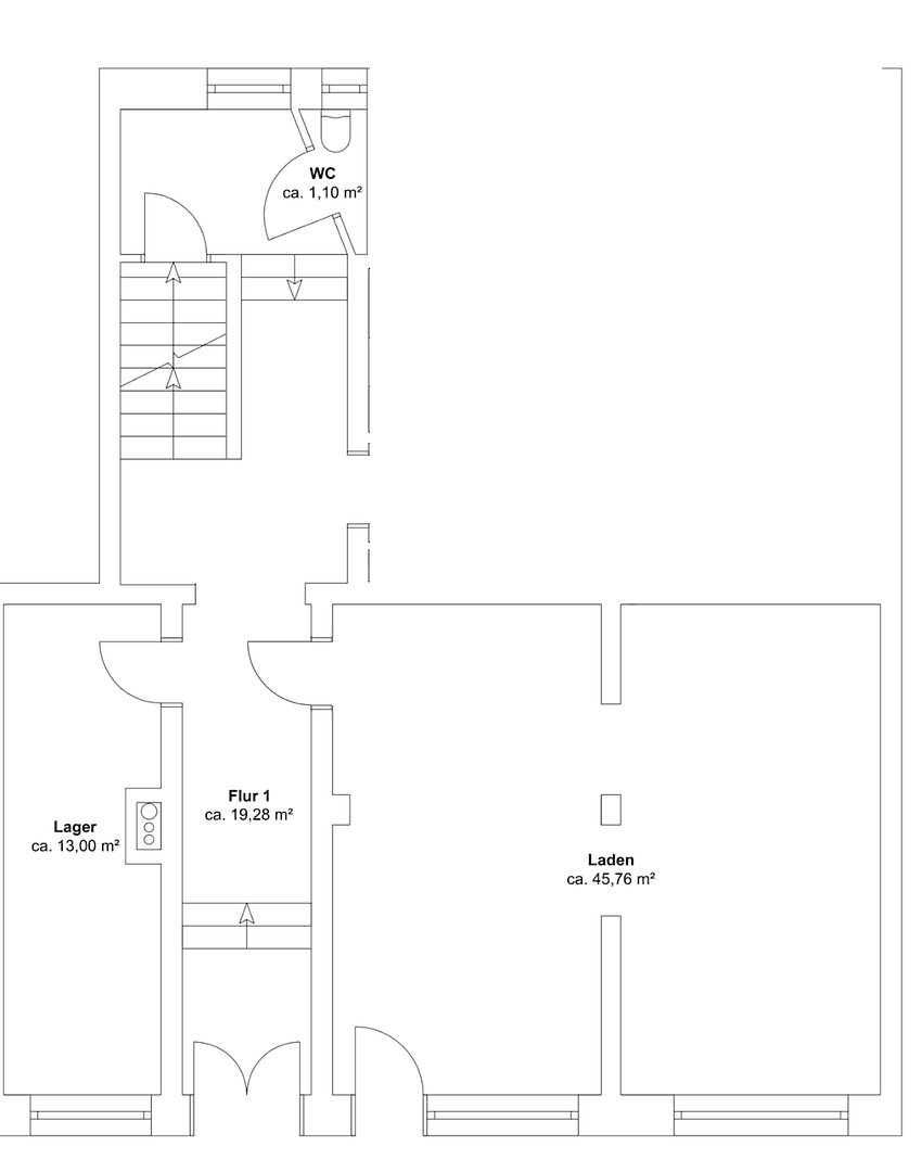 Pronájem kanceláře 60 m², Lößniger Straße 50, Leipzig, Sasko Pronájem kanceláře 60 m², Lößniger Straße 50, Leipzig, Sasko