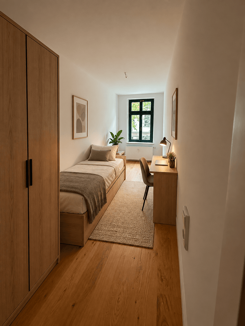Pronájem bytu 3+1 67 m², Hedwigstr 13, Leipzig, Sasko Pronájem bytu 3+1 67 m², Hedwigstr 13, Leipzig, Sasko