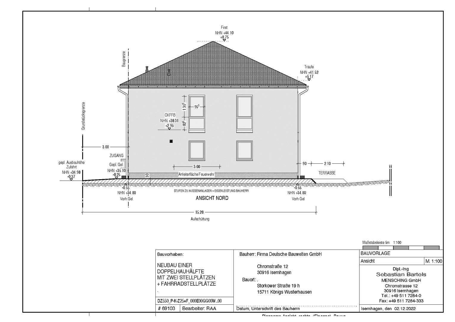Prodej domu 120 m², pozemek 265 m², Storkower Straße 19 H, Königs Wusterhausen, Braniborsko Prodej domu 120 m², pozemek 265 m², Storkower Straße 19 H, Königs Wusterhausen, Braniborsko