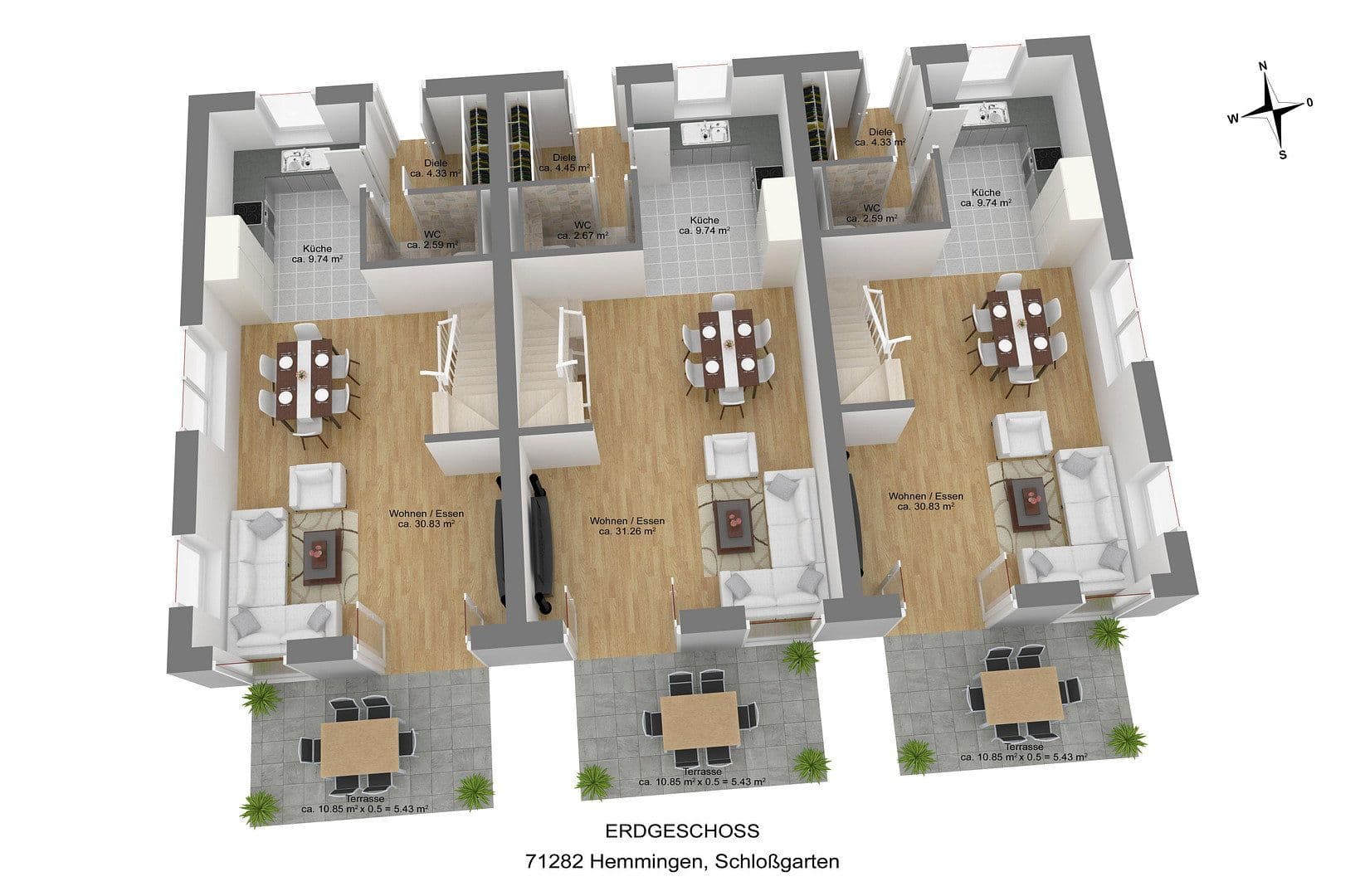 Prodej domu 138 m², pozemek 196 m², Hemmingen, Bádensko-Württembersko Prodej domu 138 m², pozemek 196 m², Hemmingen, Bádensko-Württembersko