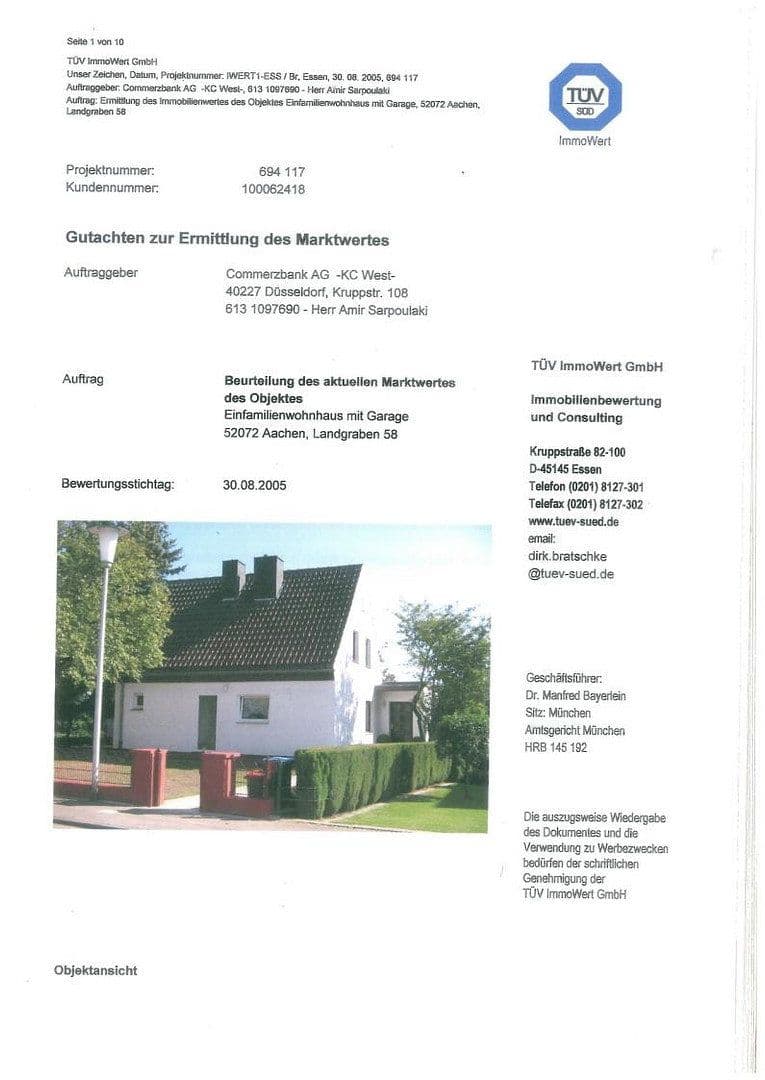Prodej domu 145 m², pozemek 1.058 m², Landgraben 58, Cáchy, Severní Porýní-Vestfálsko Prodej domu 145 m², pozemek 1.058 m², Landgraben 58, Cáchy, Severní Porýní-Vestfálsko