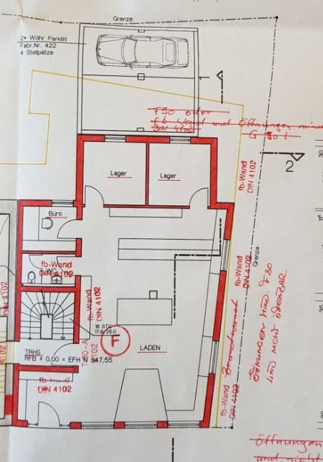 Pronájem nebytového prostoru 105 m², Bachstrasse 29, Altbach, Bádensko-Württembersko Pronájem nebytového prostoru 105 m², Bachstrasse 29, Altbach, Bádensko-Württembersko